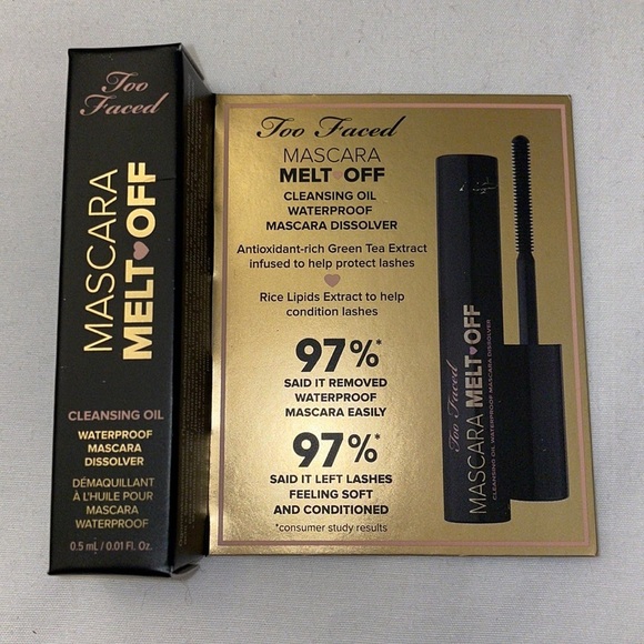 Too Faced Skincare New Too Faced Mascara Melt Off Cleansing Oil